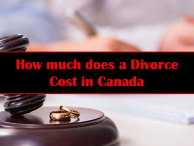how much does a divorce cost in Canada